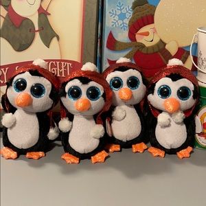 ❄️🎄4 ty penguins Gale. New. So glittery 🐧❄️